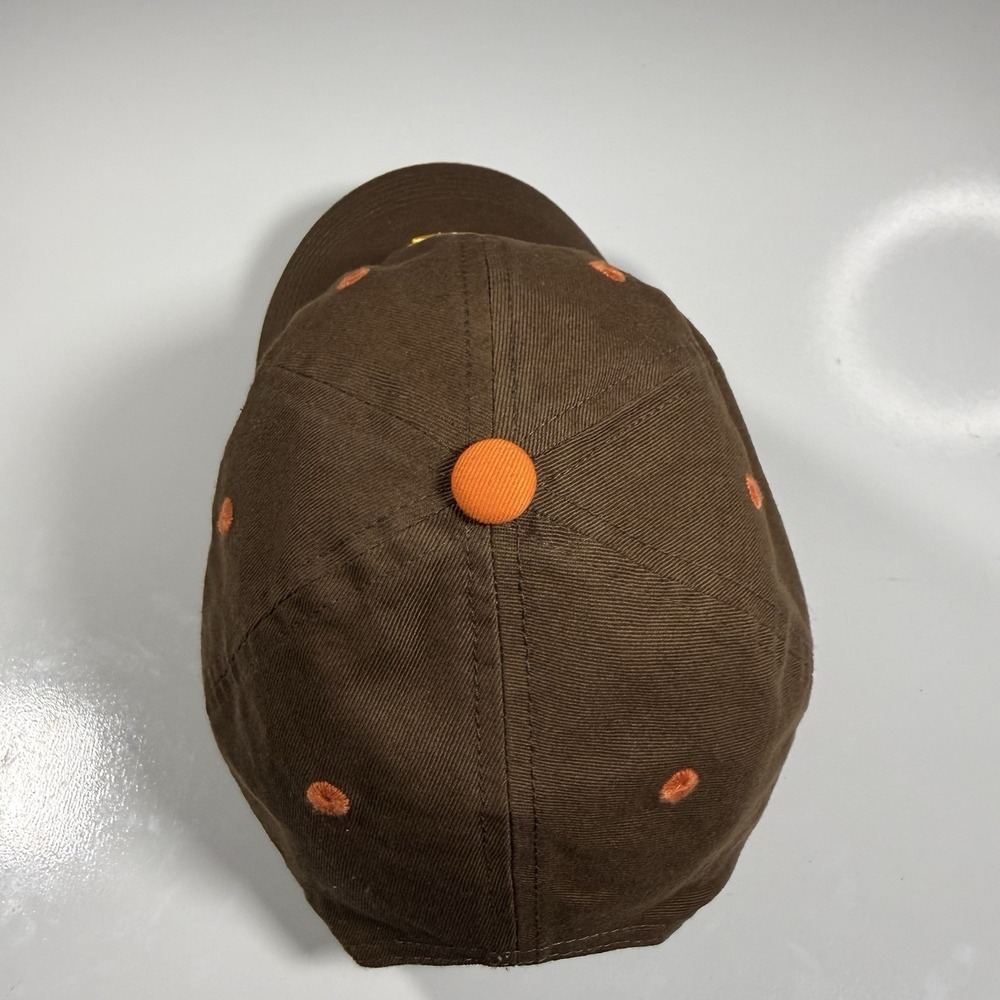 Vintage San Diego Padres 1984 Hat Brown Adjustable Cap Yellow & Orange "SD" Logo - Picture 3 of 6